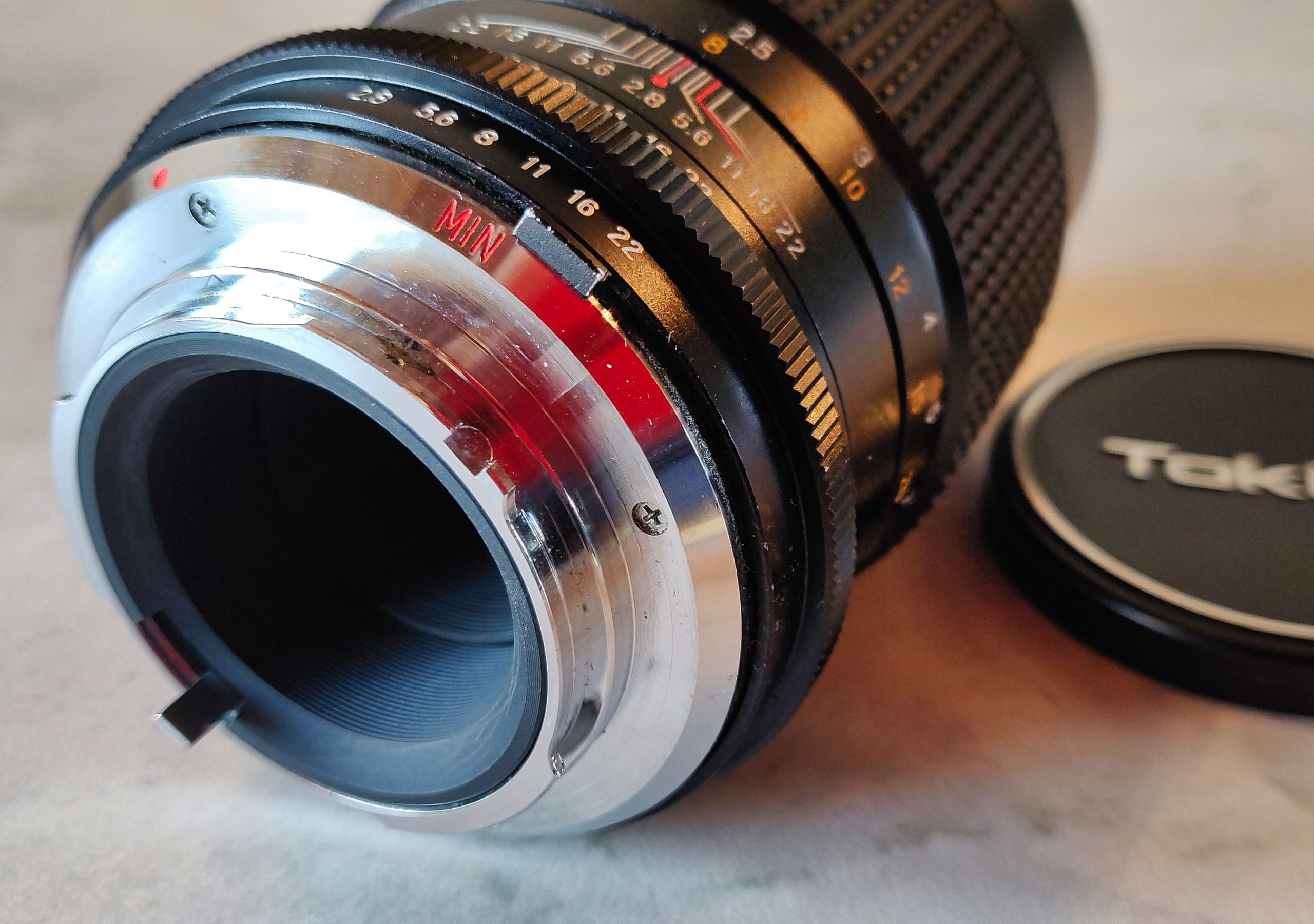 Tokina 135mm F2.8 - Rear lens