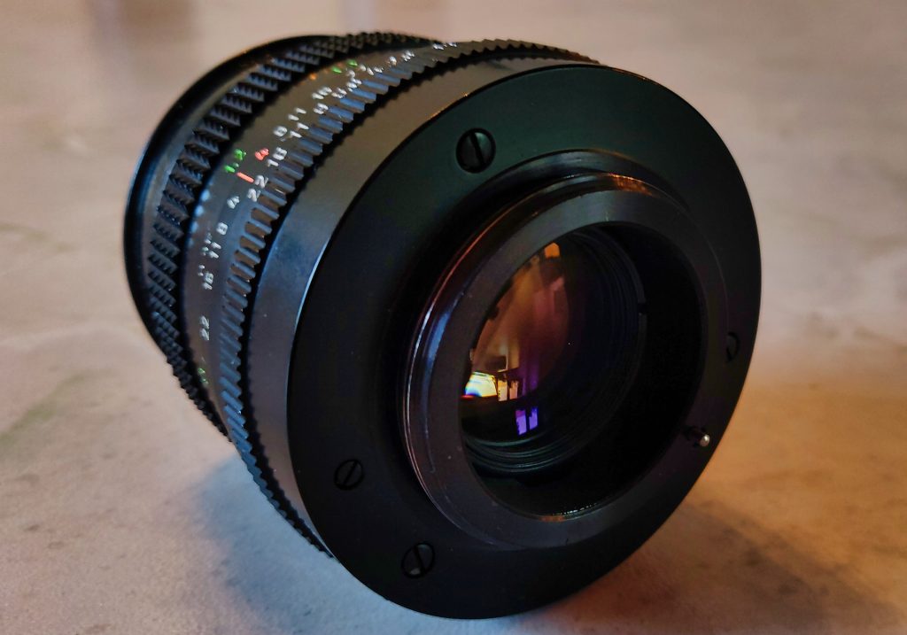 Carl Zeiss Jena Pancolar 50mm F1.8 - Rear lens