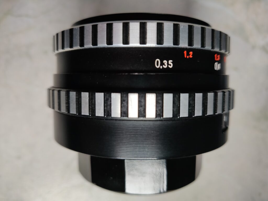 Carl Zeiss Jena Tessar 50mm minimum focus