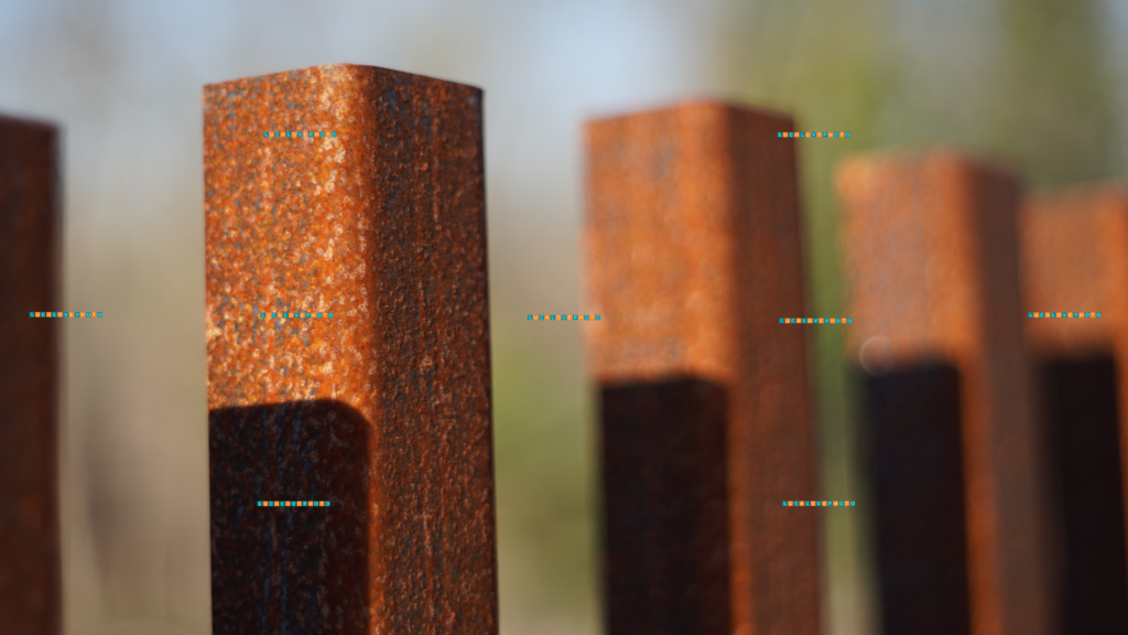 Rusted iron, DOF test