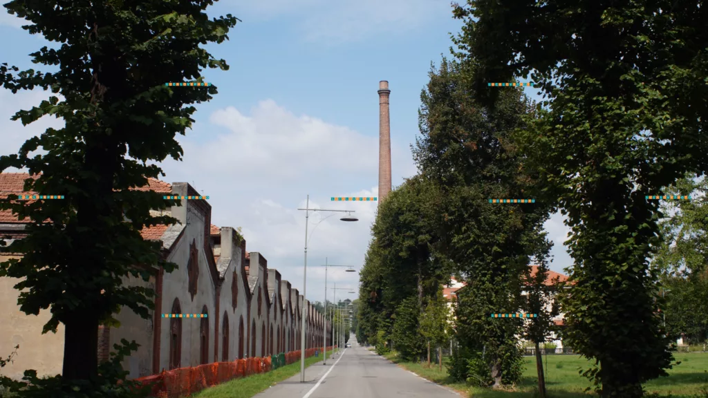 UNESCO World Heritage industrial complex in Crespi d'Adda