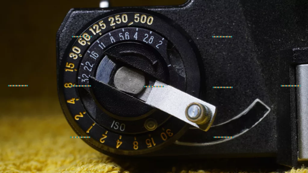 Zenit ET - Manual dial for speed and aperture